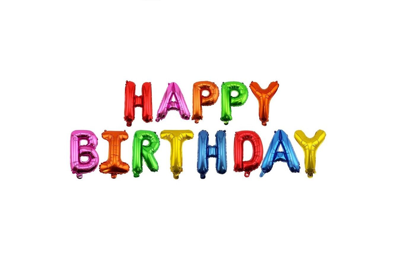 Toptan Happy Birthday Karışık Folyo Balon