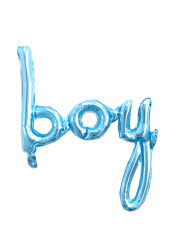 Toptan Boy Mavi Birleşik İmza Folyo Balon