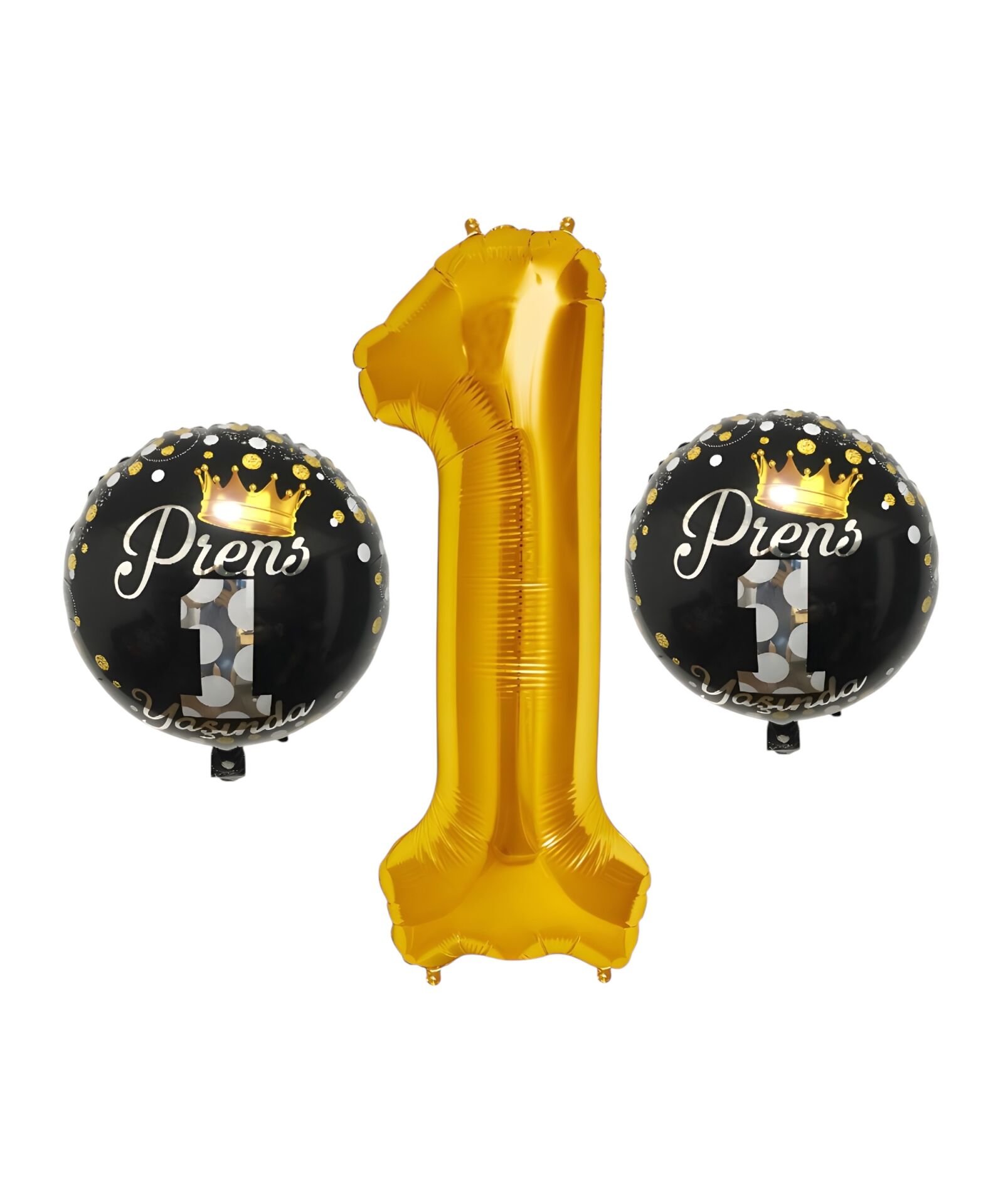 Toptan 1 Rakam 3’lü Prens Gold Set