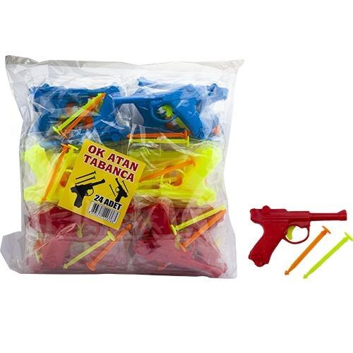 Toptan Mini Ok Atan Tabanca Paketi 24'lü