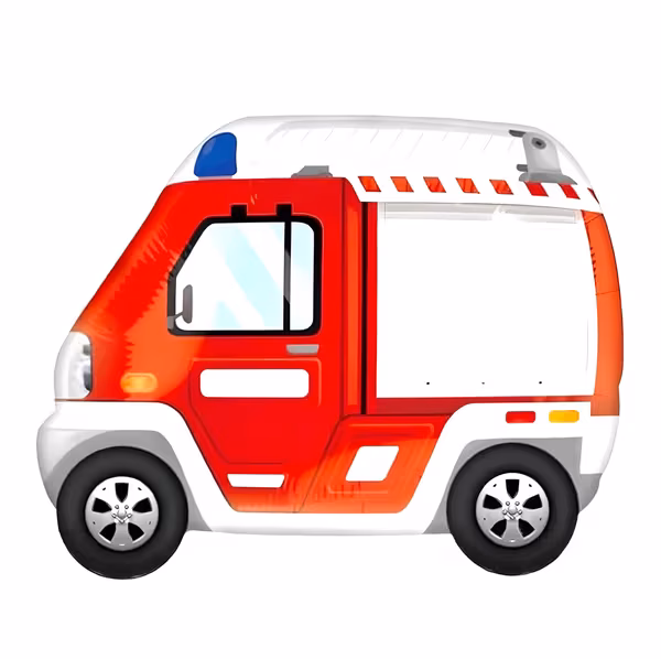 Toptan Kırmızı İtfaiye Folyo Balon