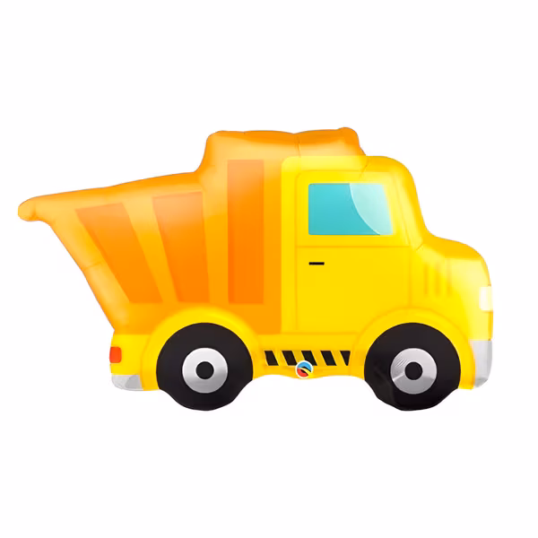 Toptan Damperli Sarı Kamyon Folyo Balon