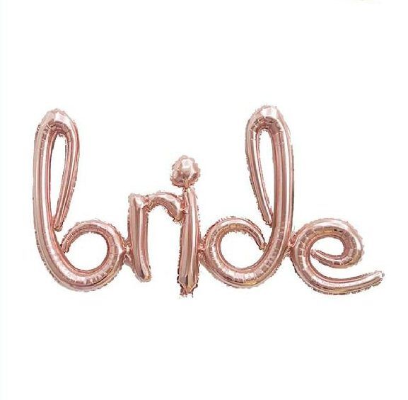 Toptan Bride İmza Folyo Balon