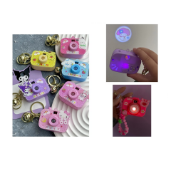 Toptan Mini Işıklı Projeksiyon Kamera Anahtarlık