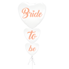 Toptan Bride To Be Dikine Kalp Folyo Balon