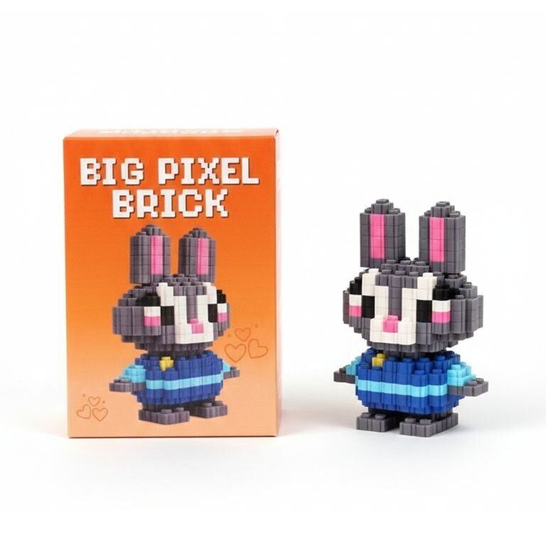 Toptan Big Pixel Brick Figür – Zootopia Tavşan Model