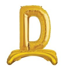 Toptan 32'' gold D harfi ayaklı folyo balon
