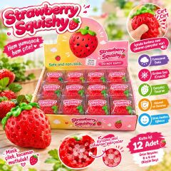 Toptan Strawberry Squishy Oyuncak