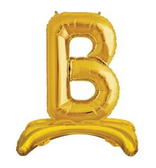 Toptan 32'' gold B harfi ayaklı folyo balon