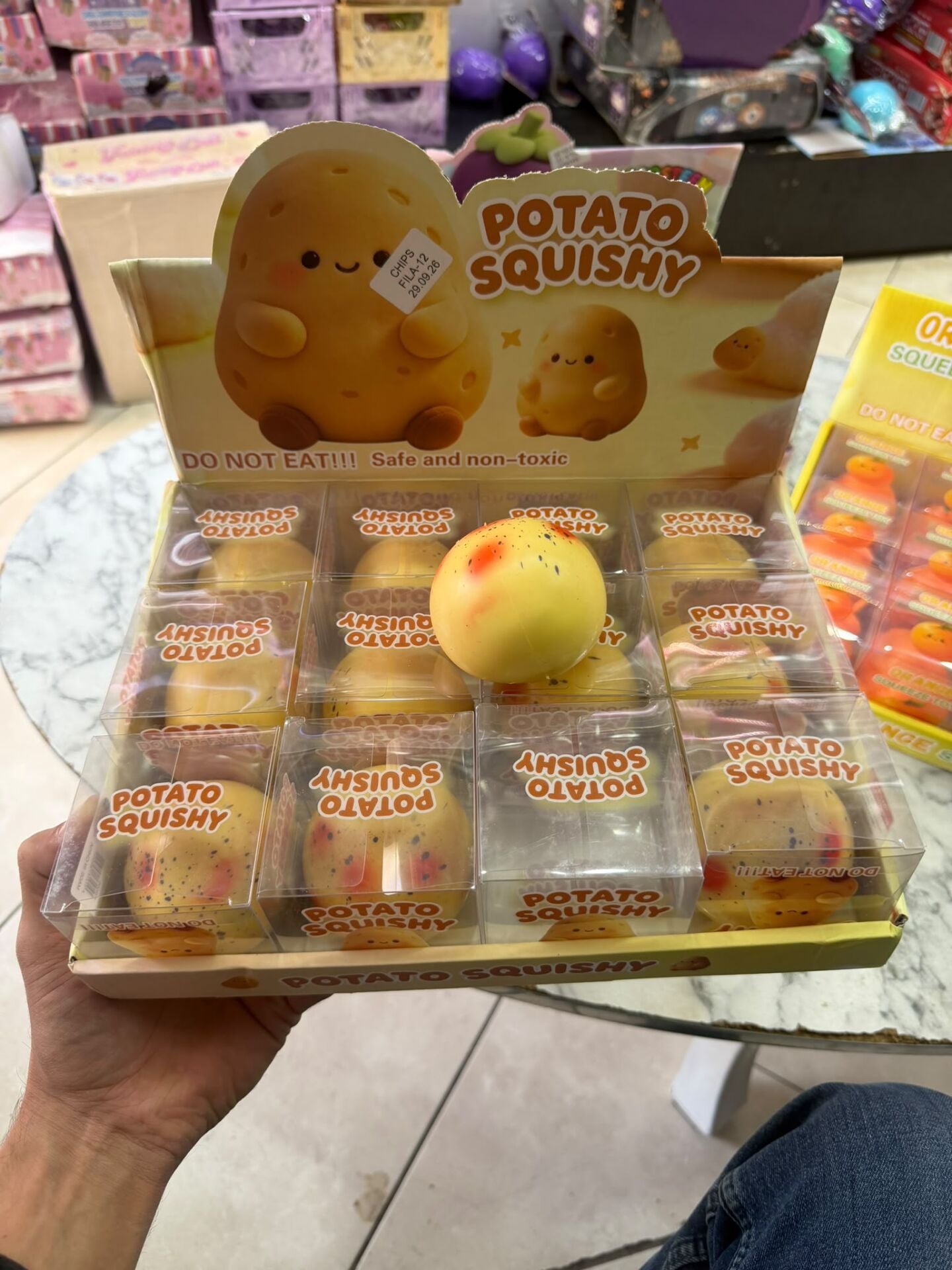 Toptan Potato Squishy Oyuncak