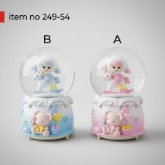 Toptan Bunny Kostümlü Çocuk Kar Küresi