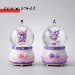 Toptan Kuromi Figürlü Kar Küresi