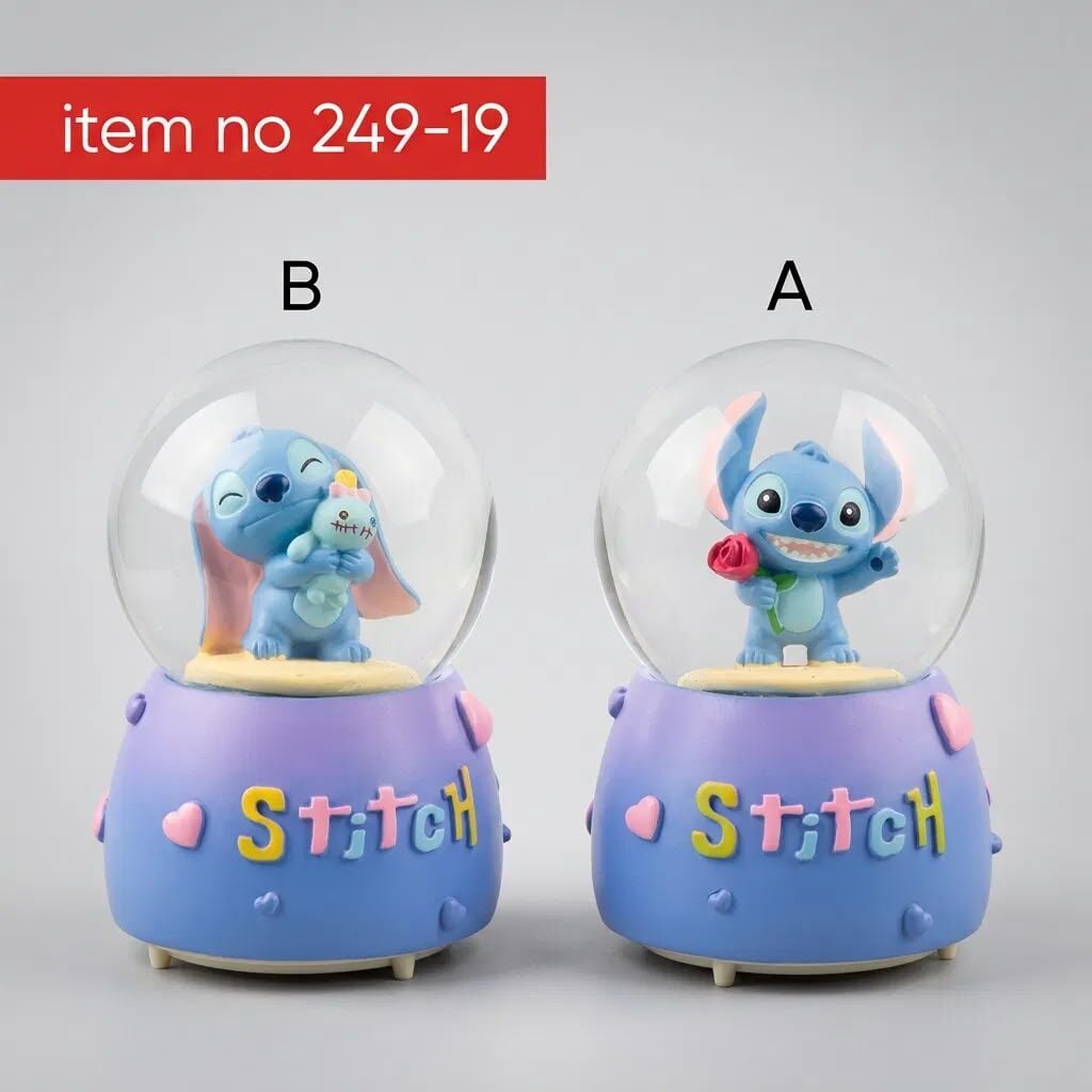 Toptan Stitch Figürlü Kar Küresi