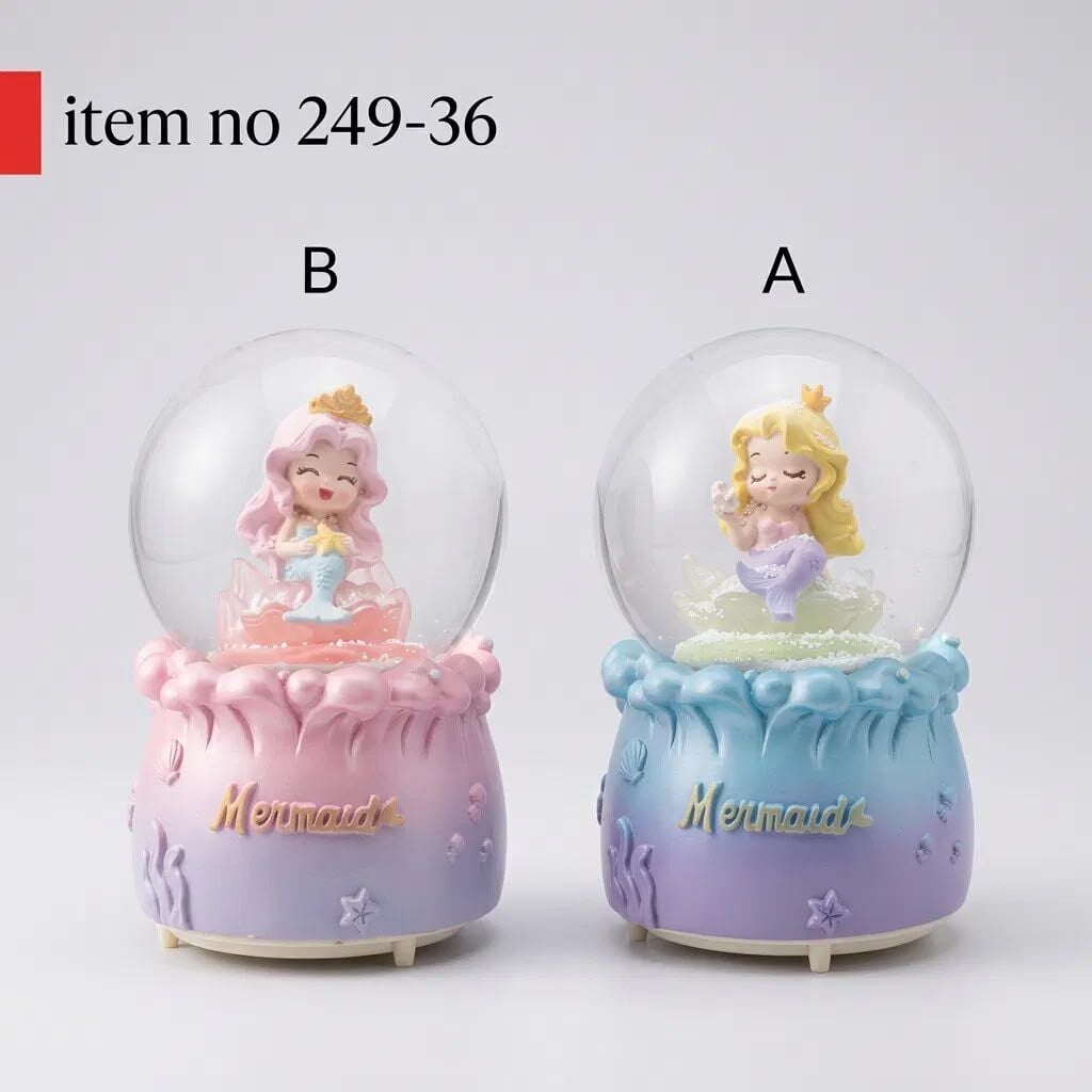 Toptan Mermaid Figürlü Kar Küresi