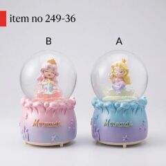 Toptan Mermaid Figürlü Kar Küresi