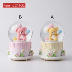 Toptan Lucky Bear Balonlu Kar Küresi
