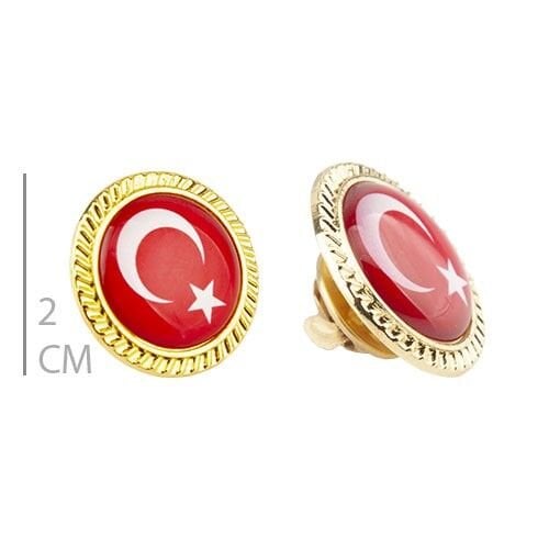 Toptan Türk Bayrağı Resimli Yaka Rozet Paketi