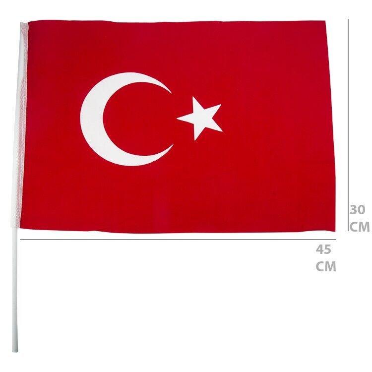 Toptan Sopalı Bez Bayrak