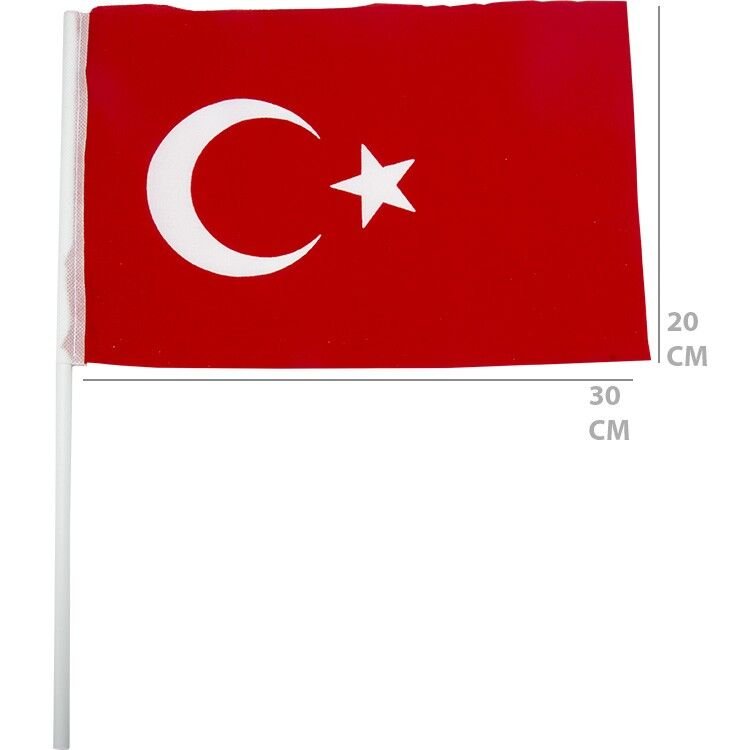 Toptan Sopalı Bez Bayrak