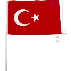 Toptan Sopalı Bez Bayrak