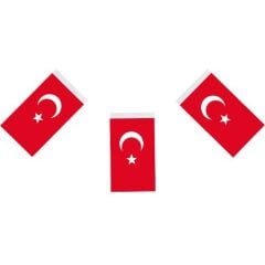 Toptan Mini İpli Ay Yıldız Bayrak