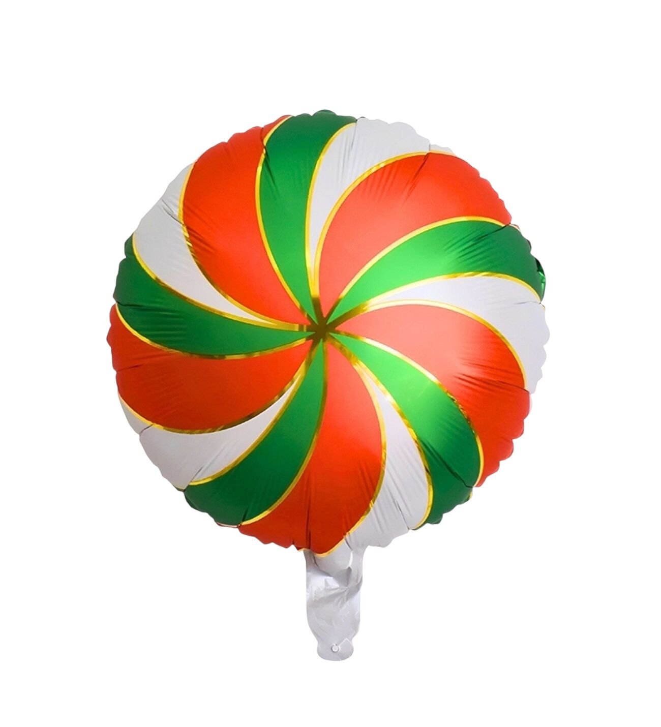 Toptan 18'' kırmızı yeşil şeker folyo balon