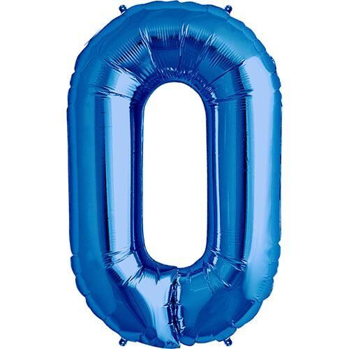 Toptan 16'' Mavi O Folyo Balon