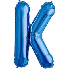 Toptan 16'' Mavi K Folyo Balon