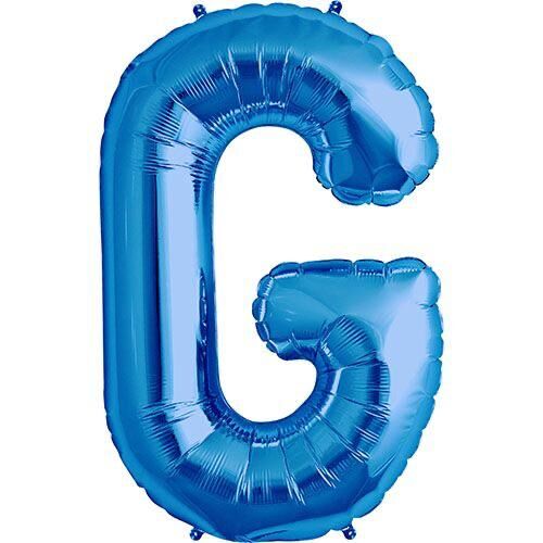Toptan 16'' Mavi G Folyo Balon
