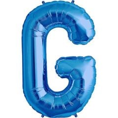 Toptan 16'' Mavi G Folyo Balon