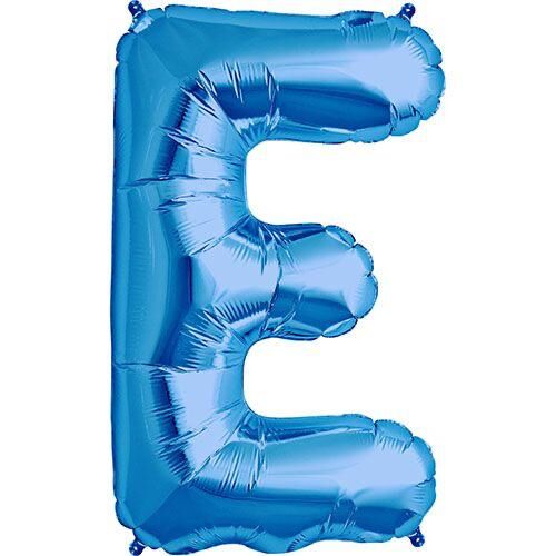 Toptan 16'' Mavi E Folyo Balon