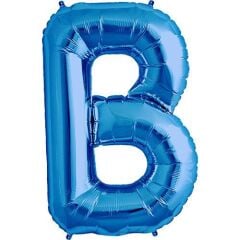 Toptan 16'' Mavi B Folyo Balon
