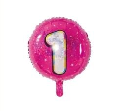 Toptan 18'' pembe 1 rakam folyo balon