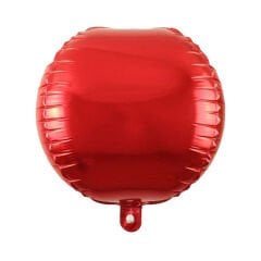 Toptan 55 cm küre kırmızı folyo balon