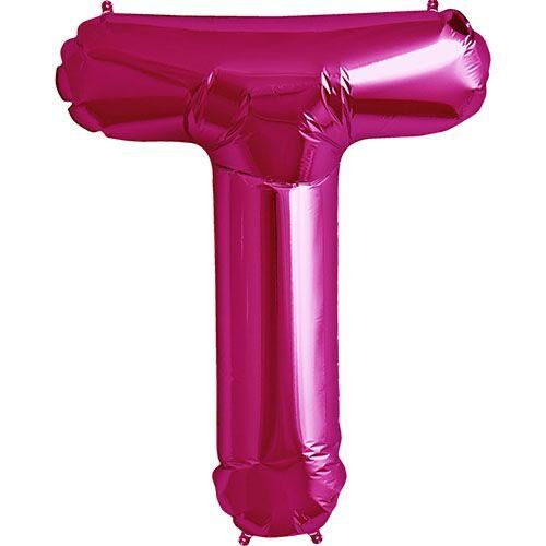 Toptan 16'' Pembe T Folyo Balon
