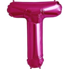 Toptan 16'' Pembe T Folyo Balon