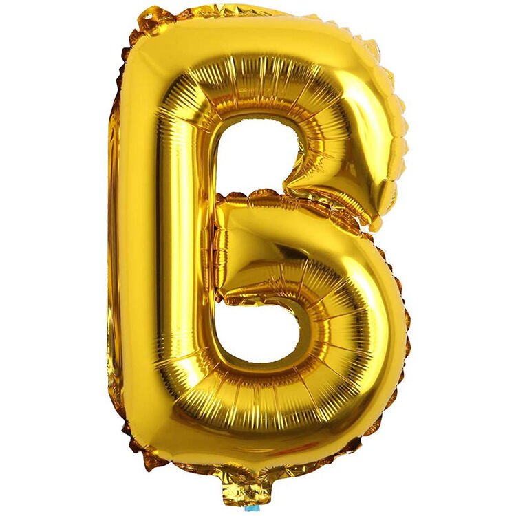 Toptan 16'' Gold B Folyo Balon