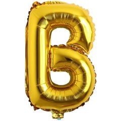 Toptan 16'' Gold B Folyo Balon
