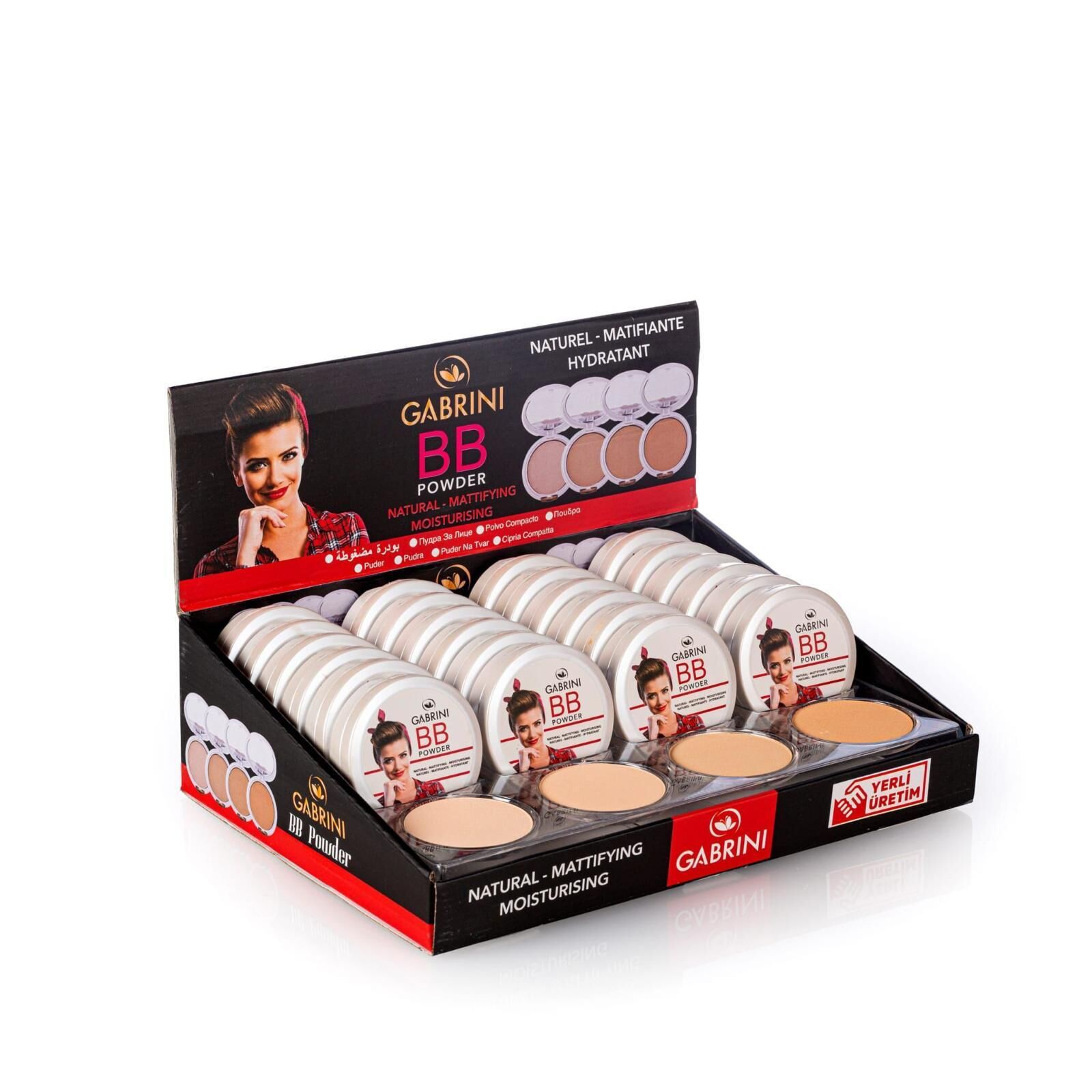 Gabrini Professional Matte Powder Pressed Powder