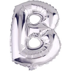 Toptan 16'' Gümüş B Folyo Balon