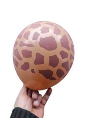 Kalisan Full Baskı Safari Balon 12 İnç 25 Adetli