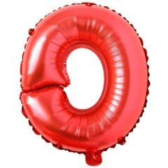 Toptan 16'' Kırmızı O Folyo Balon