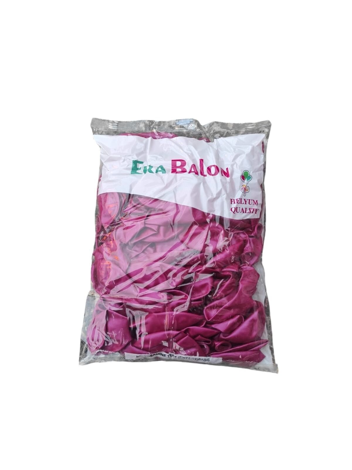 Toptan HBK Metalik Koyu Pembe Balon 12 İnç 100'lü