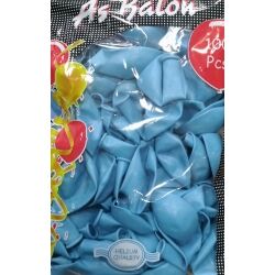 Toptan As Balon Pastel Açık Mavi 12 İnç 100'lü