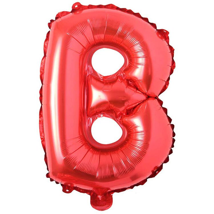 Toptan 16'' Kırmızı B Folyo Balon
