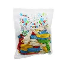Toptan Balon Ak Punch Lastikli Balon 100'lü