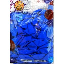 Toptan HBK Balon Pastel Koyu Mavi 12 İnç 100'lü
