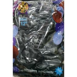 Toptan HBK Balon Pastel Siyah 12 İnç 100'lü