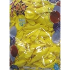 Toptan HBK Balon Pastel Sarı 12 İnç 100'lü
