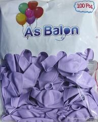 Toptan As Makaron Soft Balon Lila 12 İnç 100'lü